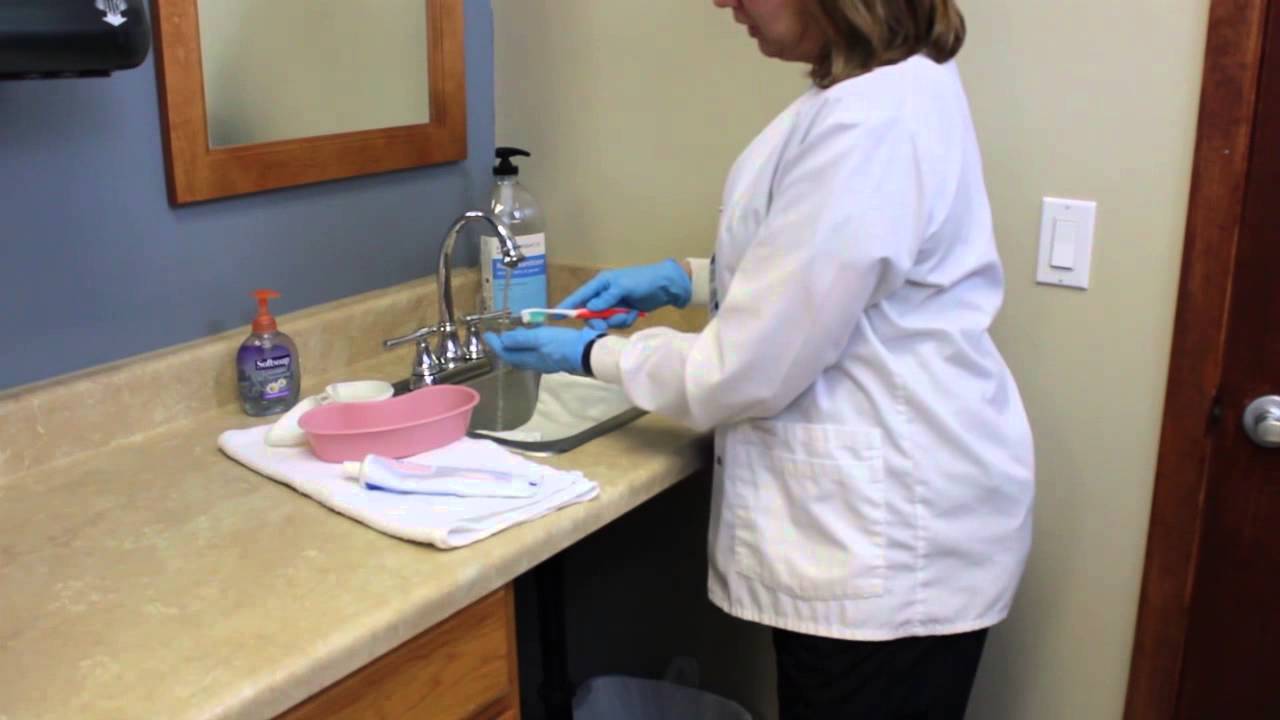 Caring for a Patient's Dentures CNA Procedure