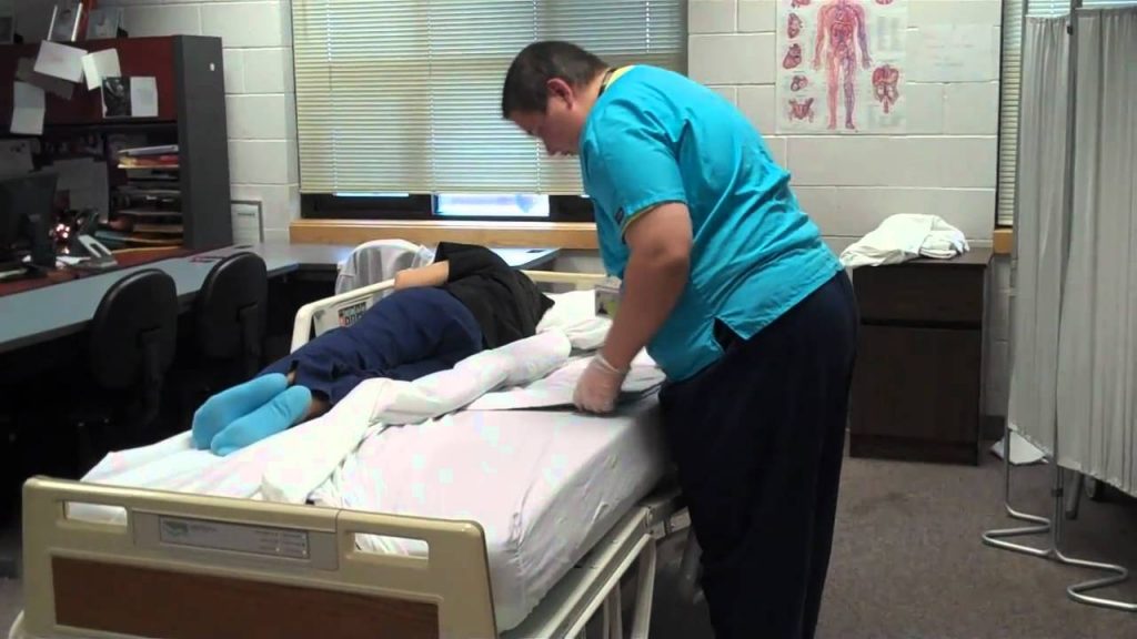 Making an Occupied Bed CNA Care Procedure